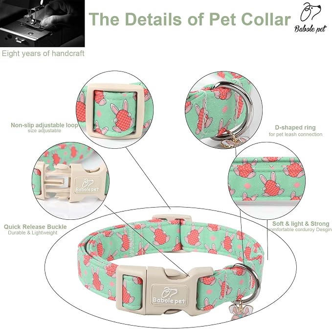 Easter Dog Collar for Large Dogs - Image 4
