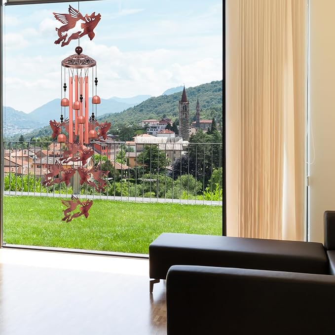 Flying Pig Wind Chimes, Gifts for Mom & Grandma & Woman & Family & Neighbor - Image 2