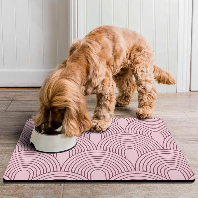 Dog Food Mats for Floors Absorbent, Pet Cat Food Mat - Image 7