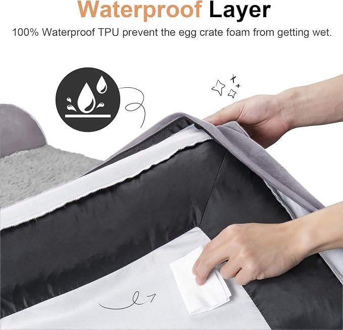Small Dog Bed Orthopedic Washable: Beds Bolster Small Sized Dogs Bed Egg Crate - Image 4