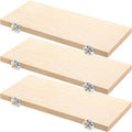 Okllen 3 Pack Bird Perch Stand, Parrot Wood Platform, Natural Wooden Perch Toys by Okllen