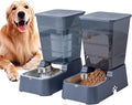 Meikuler Pets Auto Feeder 5.2L, Food Feeder and Water Dispenser Set by Meikuler