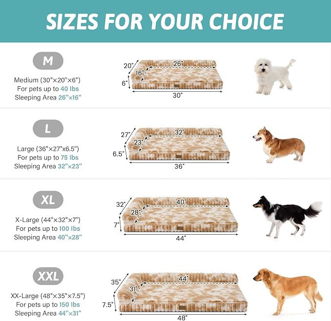 Cute Dog Bed, Faux Rabbit Fur Orthopedic Foam Dog Bed - Image 2