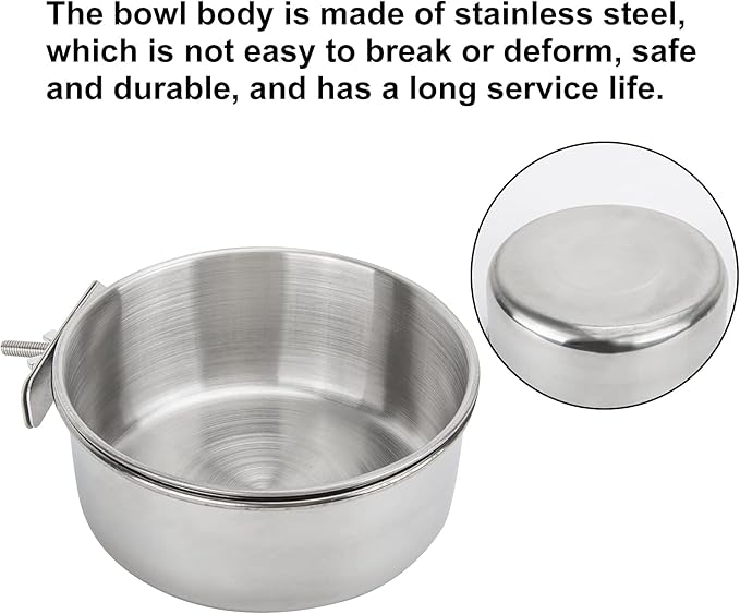 Bird Feeding Dish Cups 3 Pack Parrot Food Bowl Cage - Image 6