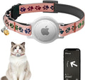 AirTag Cat Collar, Breakaway Cat Tracker Collar, Airtag Holder Compatible by Unknown