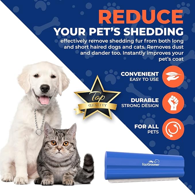 EasyGroomer Deshedding Brush for Dogs & Cats – Undercoat Grooming Tool for - Image 5