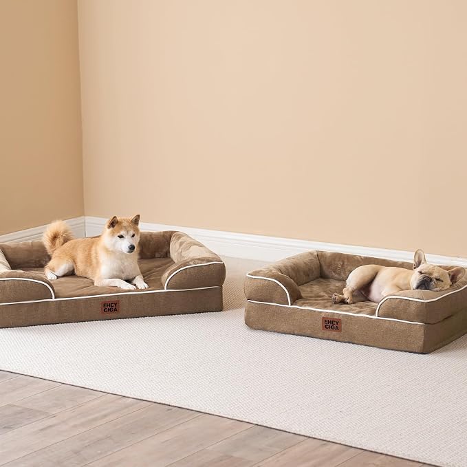 EHEYCIGA Orthopedic Dog Beds for Large Dogs, Waterproof Memory Foam Large Pet - Image 8