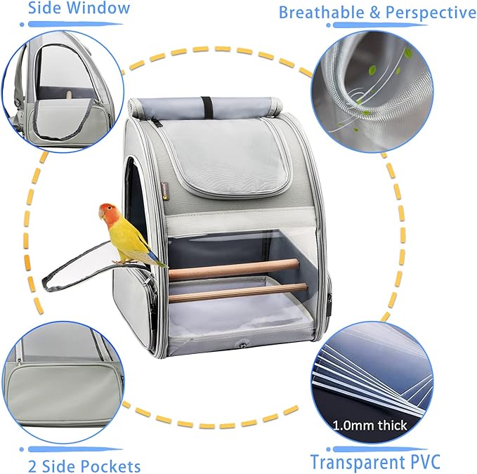 Texsens Bird Carrier Backpack - Image 5