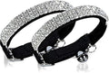 CHUKCHI Soft Velvet Safe Cat Adjustable Collar Bling Diamante by CHUKCHI