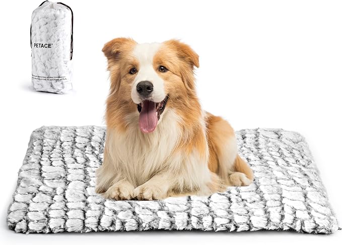 Self Warming Cat Bed, Non-Slip Heated Dog Mat Thermal Blanket by petace