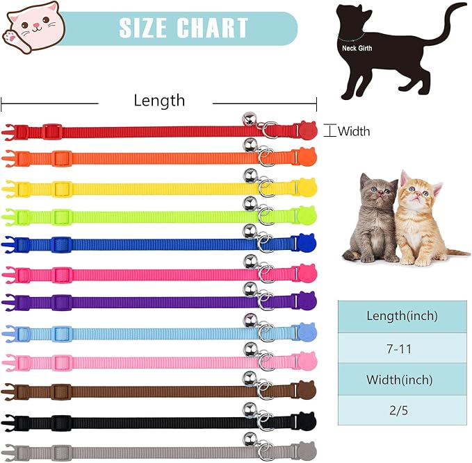 12 PCS Breakaway Cat Collars - Image 5