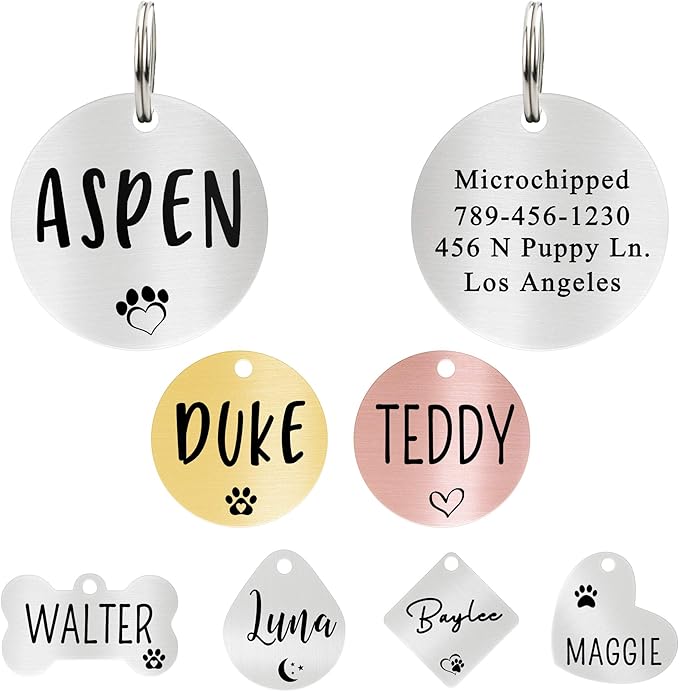 Ultra Joys Personalized Custom Dog ID Tag by UltraJoys
