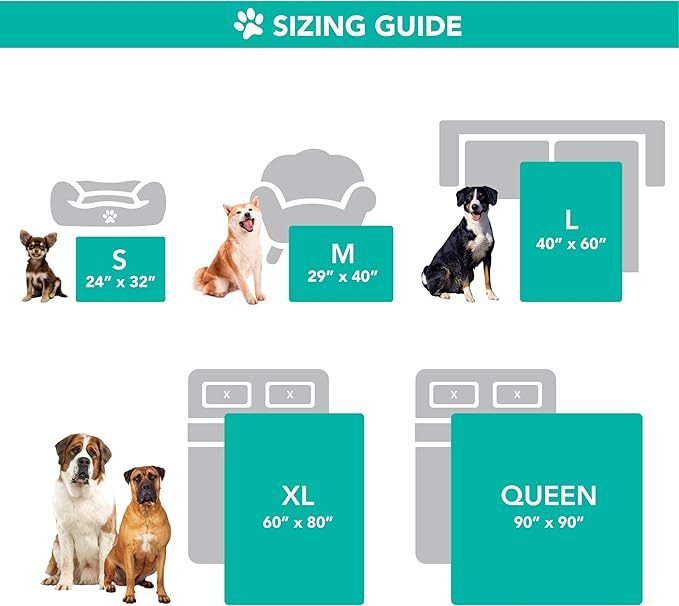 PetAmi Dog Blanket for Bed, XL Pet Blanket Large Dogs, Fleece Furniture Couch - Image 7