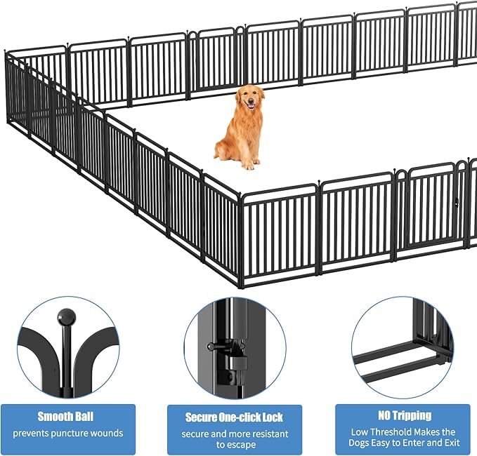 New Thickened Version Dog Playpen, 32 Inch Dog Fences - Image 4