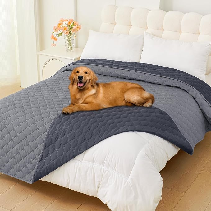 Smiry Waterproof Dog Bed Cover Blanket, Soft Reversible Pet Blanket, Washable by Smiry