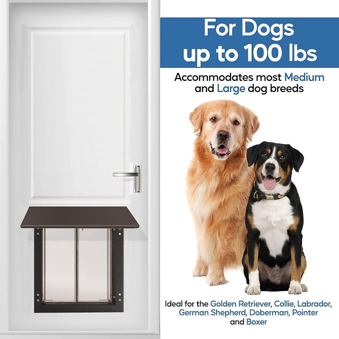 Plexidor Performance Pet Doors Universal Pet Door Awning - Image 8