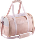 Fashion Leather Dog Carrier Cat Carrier Airline Approved Pet Carrier by StylishConfidentElegant