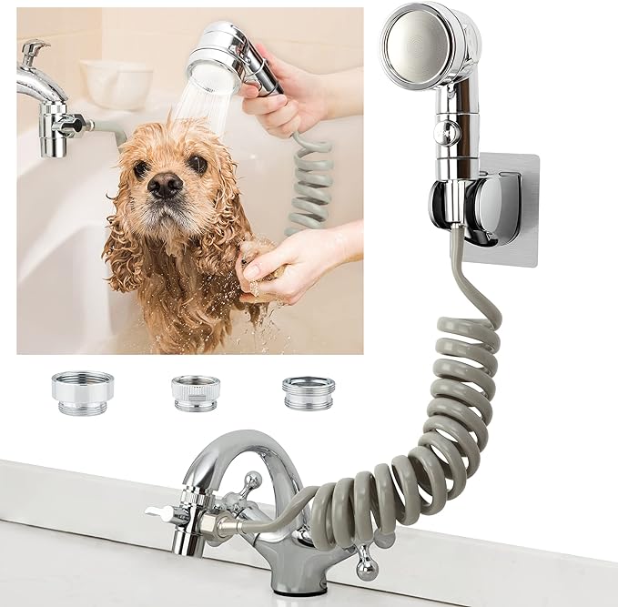 ZCONIEY Sink Faucet Sprayer Attachment Hair Pet Rinser Showerhead by ZCONIEY