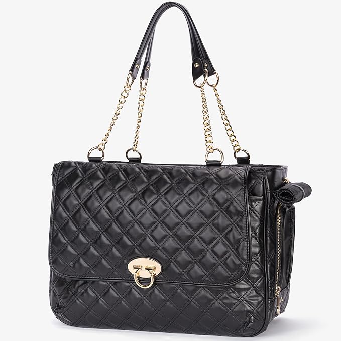 Fashion Pet Carrier Dogs Cat Small Animals Purse Bag, Leather Pet Carriers Dog by Minsong