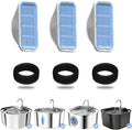 PEKTACO Cat Water Fountain Filters Replacement & Pre-Filter Sponges by PEKTACO