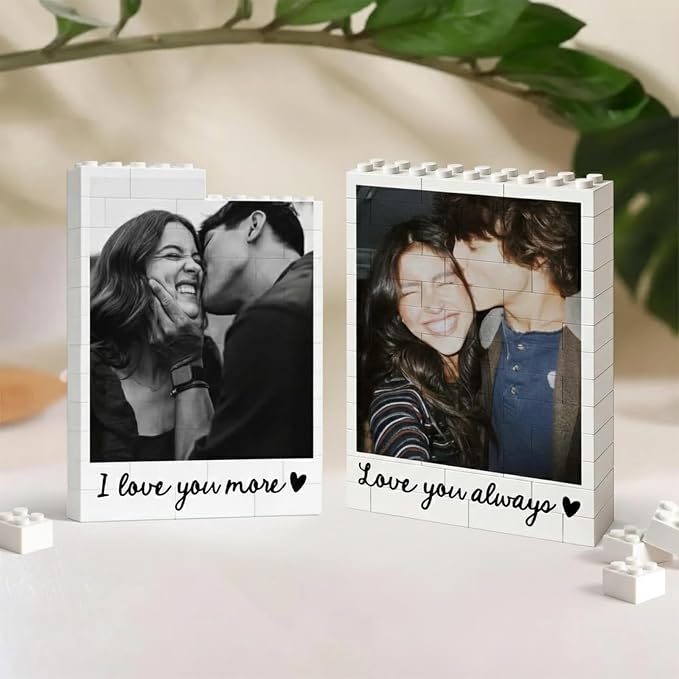 NAZENTI Custom Couple Photo Building Blocks gifts by Nazenti