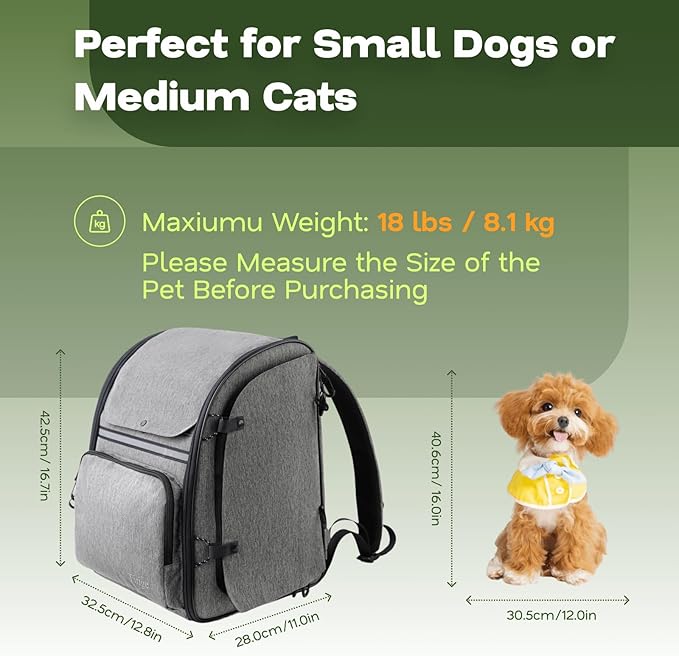Premium Dog & Cat Carrier Backpack - Image 2