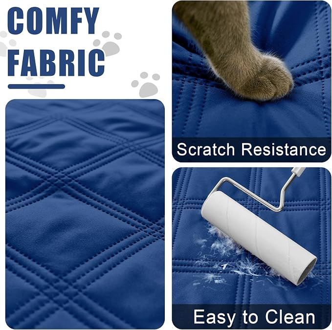 Smiry Waterproof Dog Bed Cover Blanket 52x82, Soft Reversible Pet Blanket - Image 4