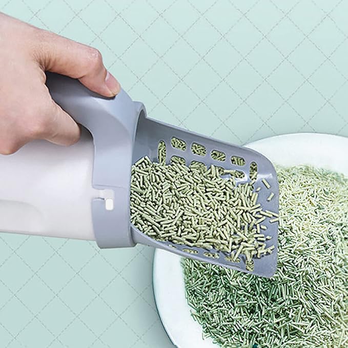 Cat Litter Scoop with Integrated Detachable Deep Shovel – Leakproof Pooper - Image 7
