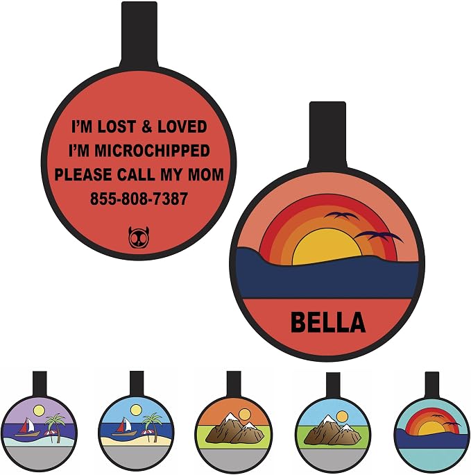 Silent Dog Tag Personalized by PetANTastic