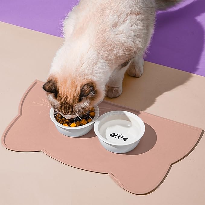 Cat Food Mat, Silicone Pet Feeding Mat - Image 2