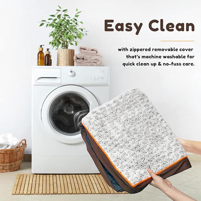 WESTERN HOME WH Medium Dog Bed for Medium Size Dogs, Orthopedic Pet Bed - Image 7
