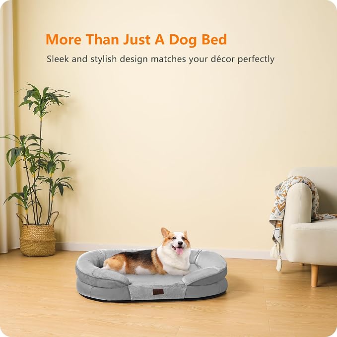 Dwanton Orthopedic Dog Bed for Medium Dogs - Image 9
