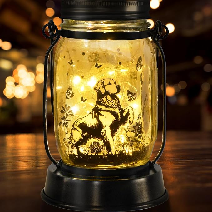 Golden Retriever Gifts for Women/Men Golden Retriever Solar Lanterns Dog Mom by kyoryuger
