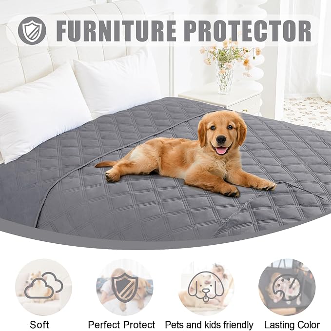 Smiry Waterproof Dog Bed Cover Blanket 40x90, Soft Reversible Pet Blanket - Image 8
