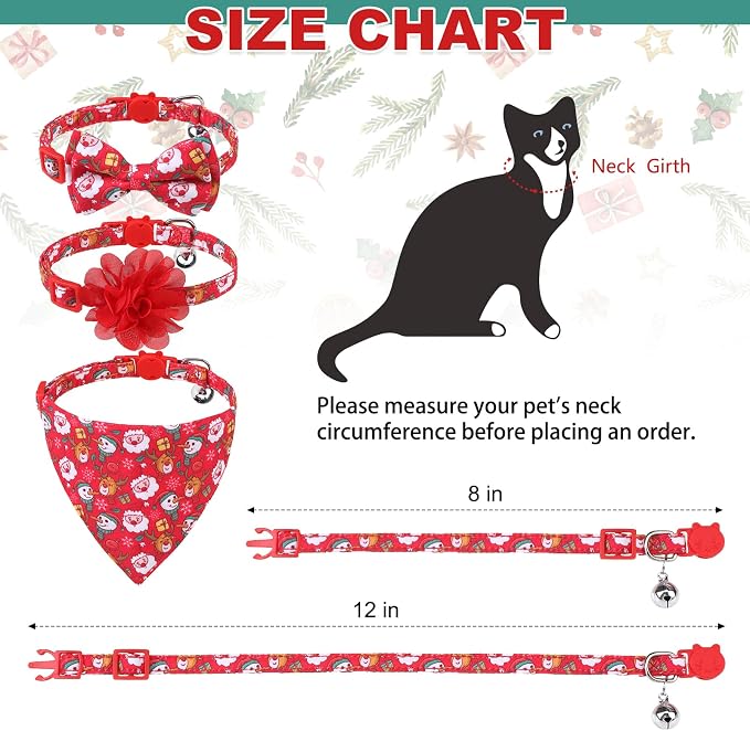 Breakaway Cat Collars with Bell & Cute Pendants - Image 2