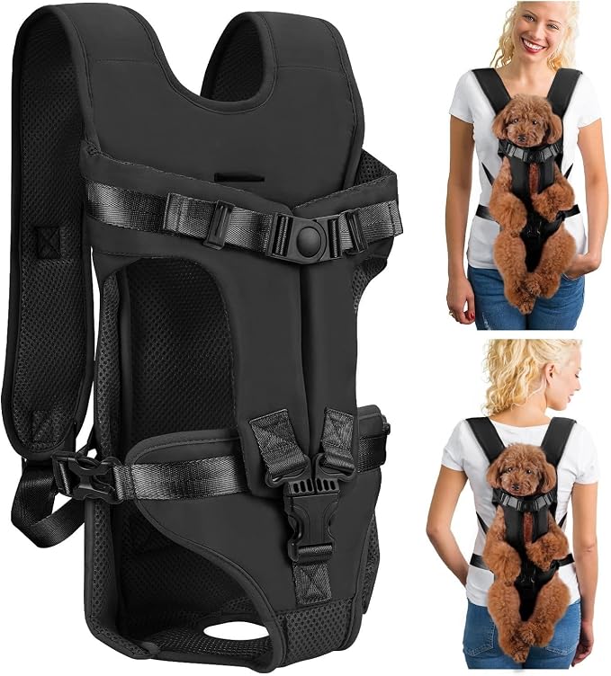 Dog Carrier Backpacks, Adjustable Dog Backpack Carrier, Legs Out Easy-fit Dog by Unknown