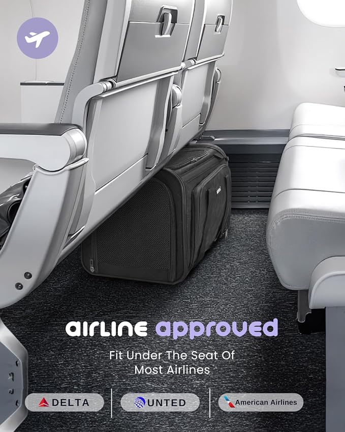 MIDOG Cat Carrier Soft for Small to Medium-Sized Cats, TSA Airline Approved - Image 6