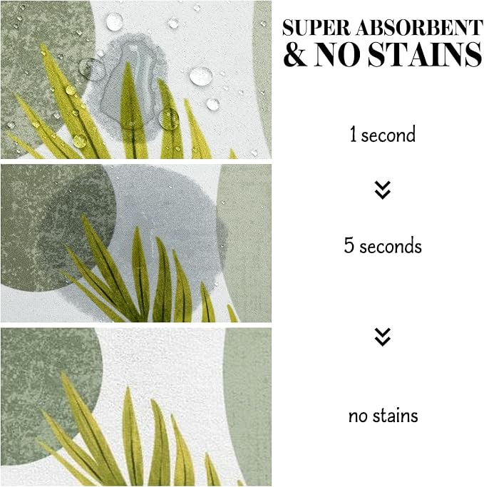 Dog Food Mats for Floors, Absorbent Dog Bowl Mat for Food and Water Dispenser - Image 3