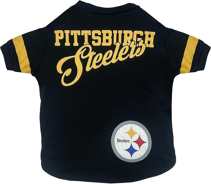 Pets First NFL Pittsburgh Steelers T-Shirt by PETSFIRST
