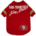 NFL San Francisco 49ers Dog & Cat T-Shirt, Medium. Football PET TEE by PETSFIRST