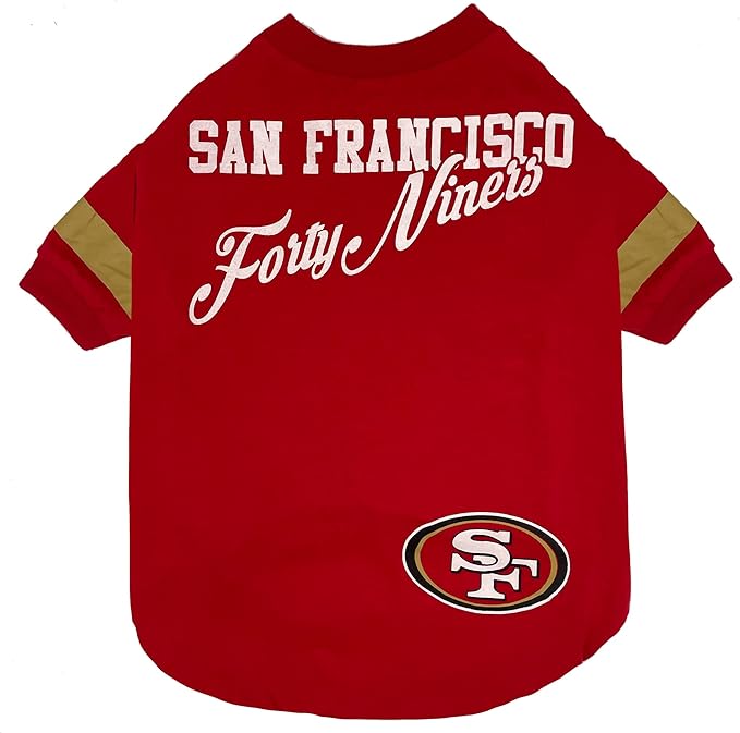 NFL San Francisco 49ers Dog & Cat T-Shirt by PETSFIRST