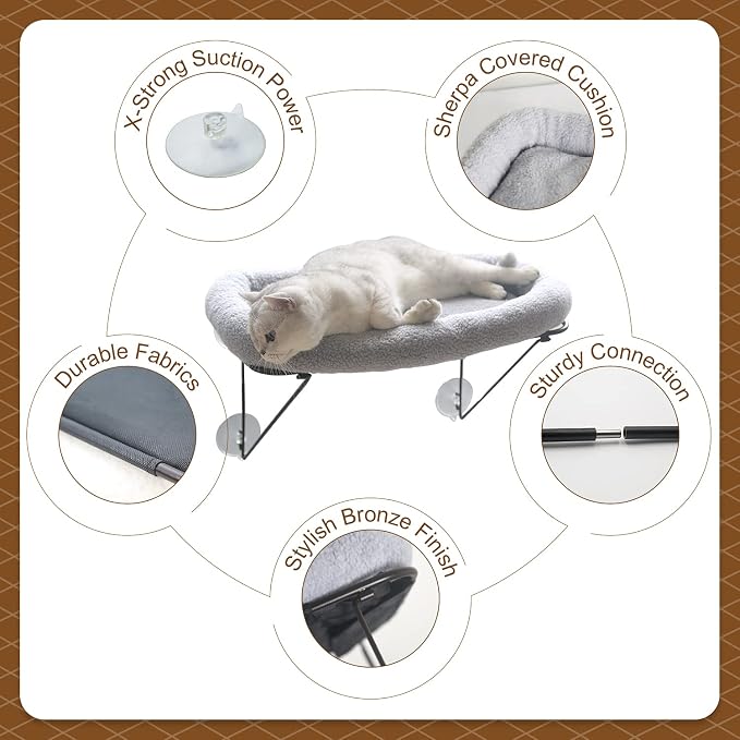 Zakkart Cat Window Perch - Image 3