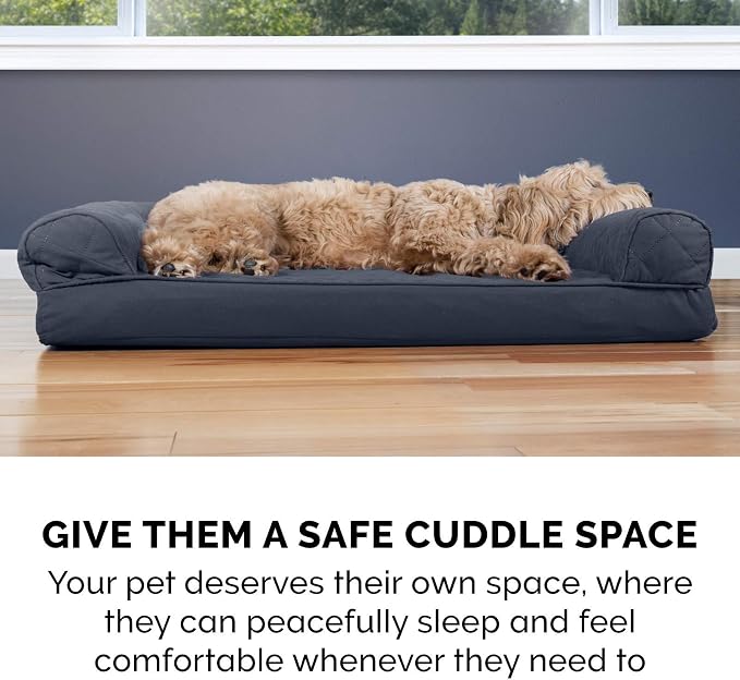 Furhaven Orthopedic Dog Bed for Medium/Small Dogs w/ Removable Bolsters & - Image 10