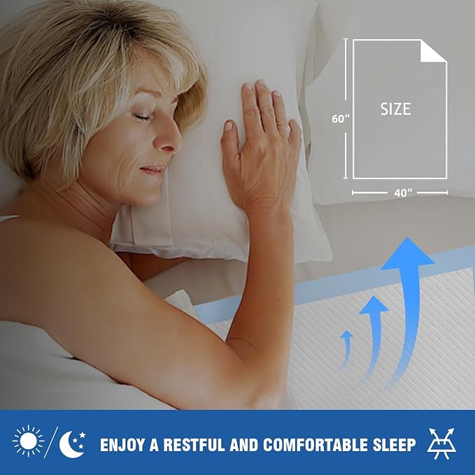 Bed Pads Disposable 40"X60" Super Absorbent Pee Pads, Oversized Underpads - Image 5
