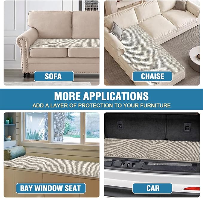 H.VERSAILTEX Plush Chenille Couch Cover - Image 6