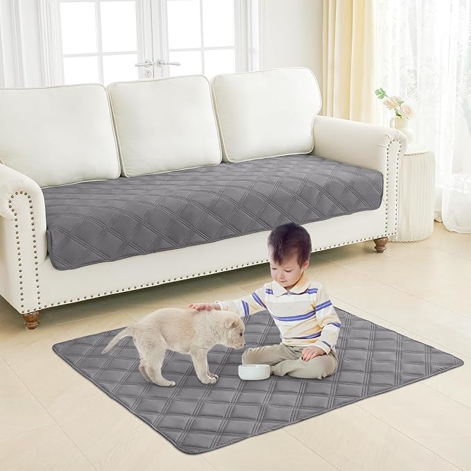 Smiry Waterproof Dog Bed Cover Blanket 82x120, Soft Reversible Pet Blanket - Image 7