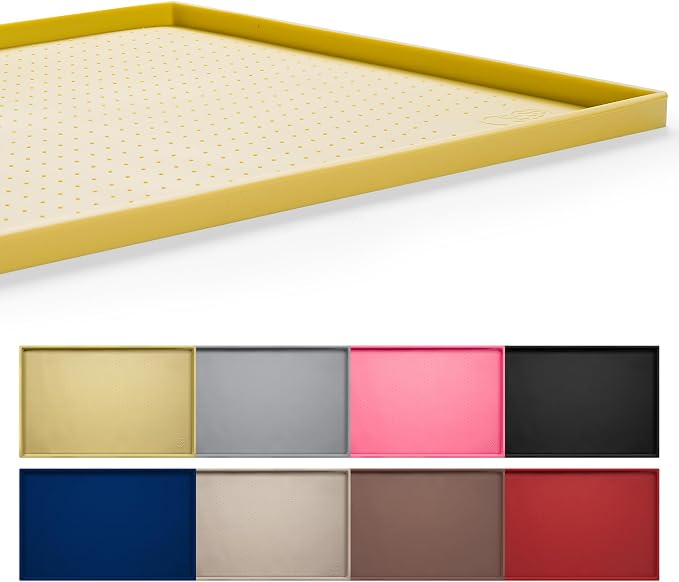 Hubulk Dog Feeding Mat, 100% Waterproof Food Grade Silicone Pet Food and Water by Hubulk