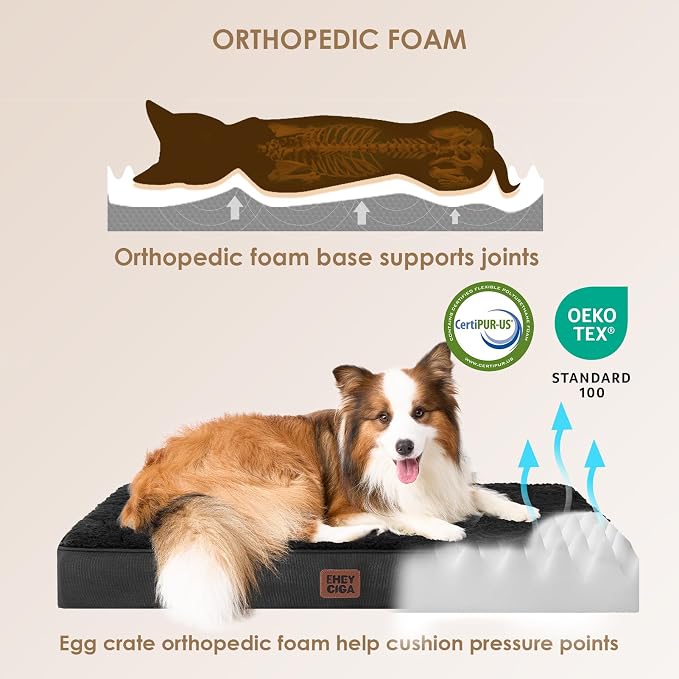 EHEYCIGA Orthopedic Dog Beds for Large Dogs - Image 3