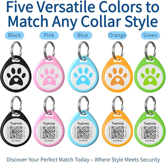 QR Code Dog ID Tag for Collar, Smart Pet ID - Image 8
