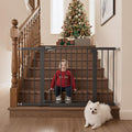 Mumeasy 29.7–48" Baby Gate for Stairs, Dog Gate for Doorways, Auto Close Child by Mumeasy-FocusonBabyPetSafetyGate